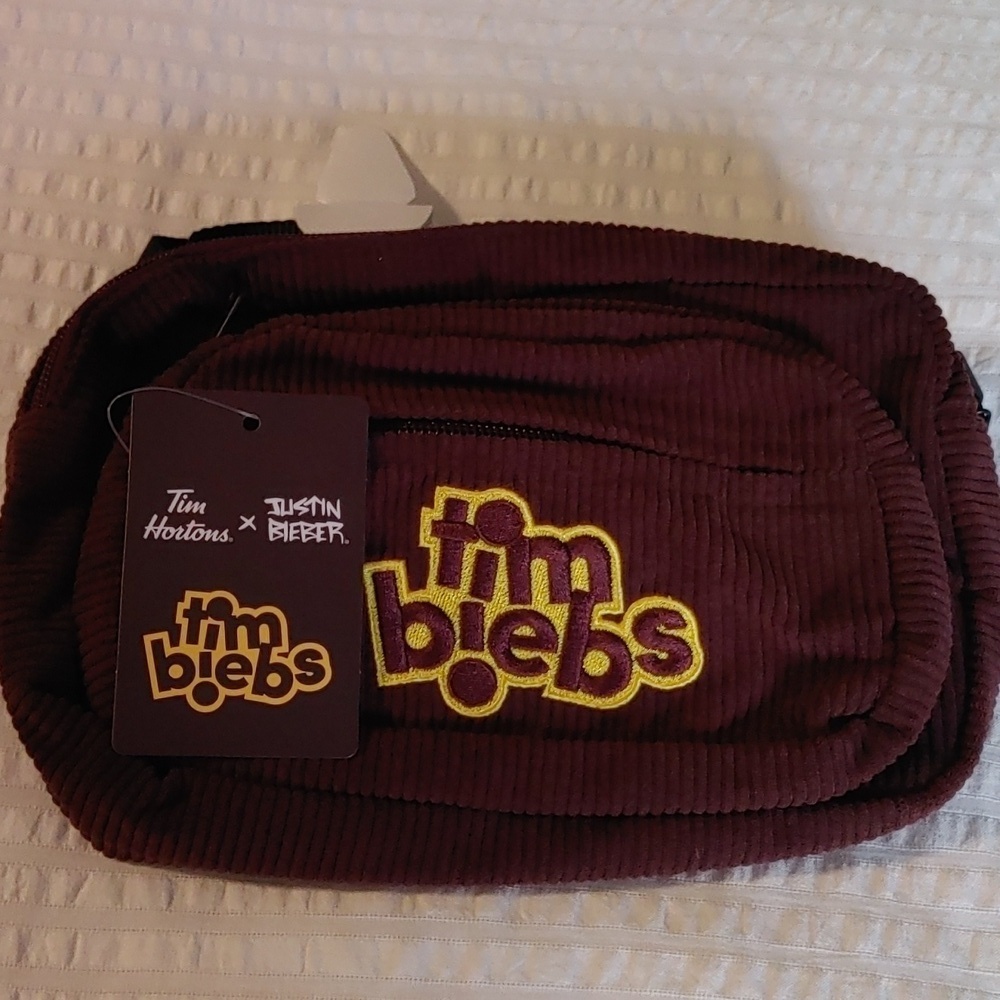 🍁NWT TIM BIEBS CORDUROY BELT BAG /FANNY PACK - Picture 1 of 10